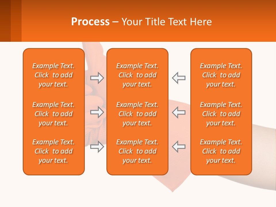 A Person Wearing Orange Gloves Giving A Thumbs Up PowerPoint Template