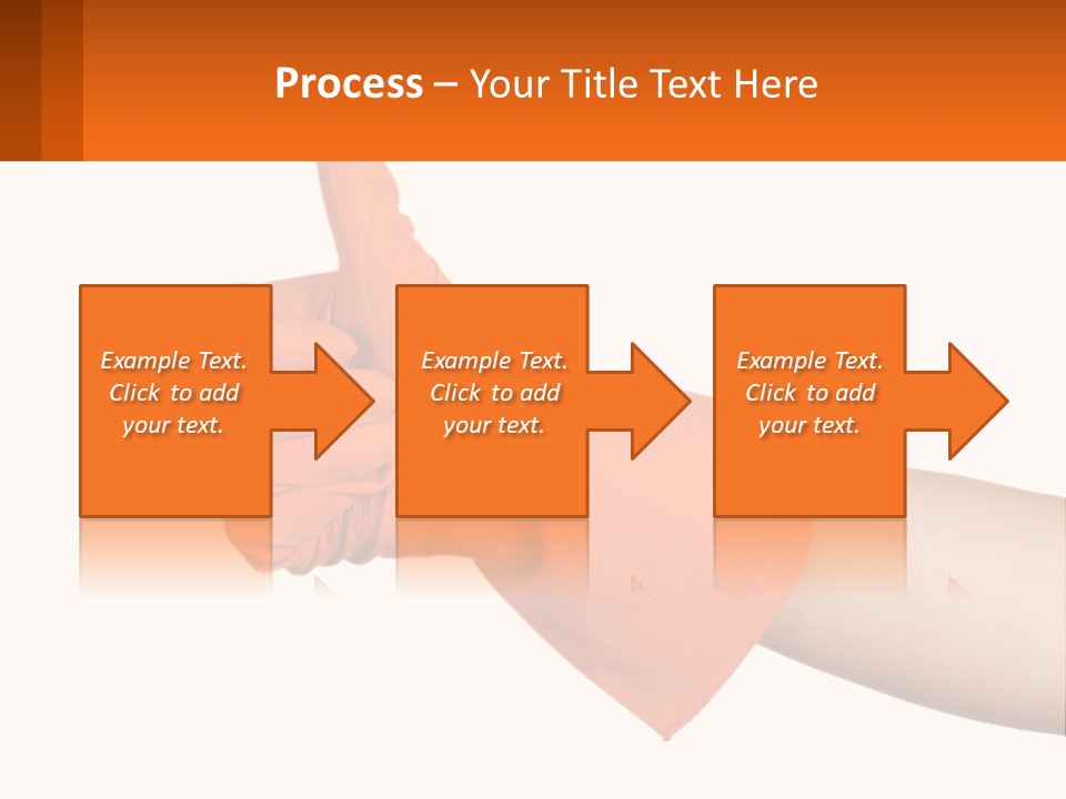A Person Wearing Orange Gloves Giving A Thumbs Up PowerPoint Template