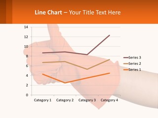 A Person Wearing Orange Gloves Giving A Thumbs Up PowerPoint Template