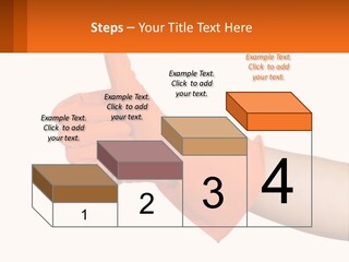 A Person Wearing Orange Gloves Giving A Thumbs Up PowerPoint Template