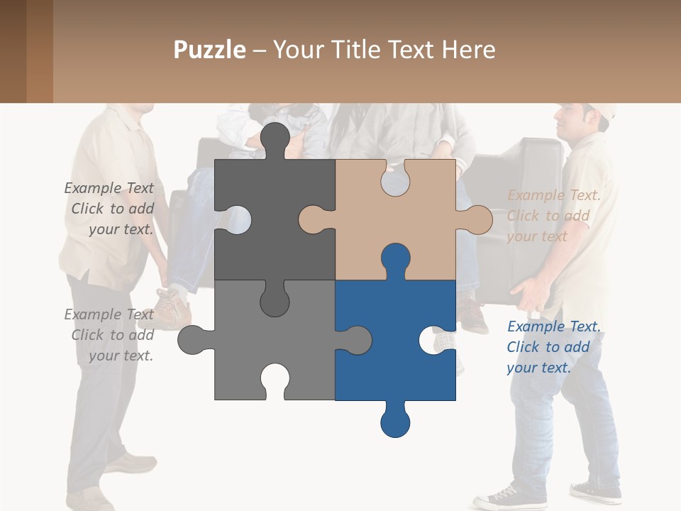 A Group Of People Sitting On Top Of A Couch PowerPoint Template