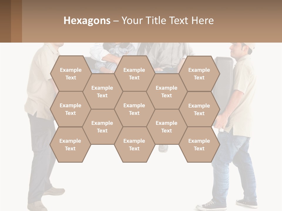 A Group Of People Sitting On Top Of A Couch PowerPoint Template