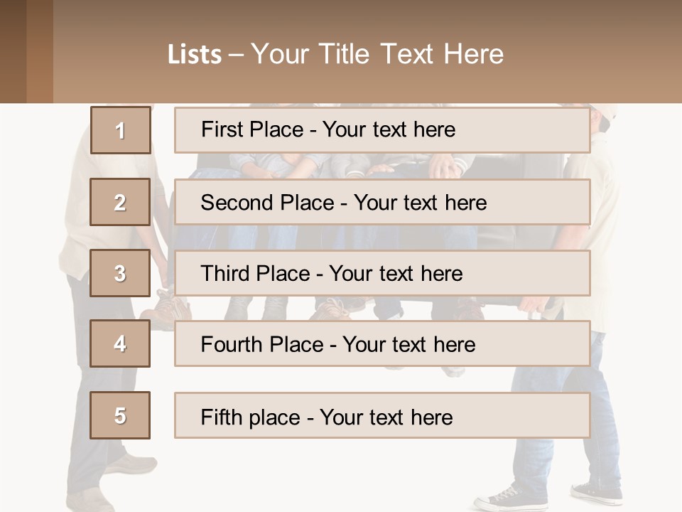 A Group Of People Sitting On Top Of A Couch PowerPoint Template