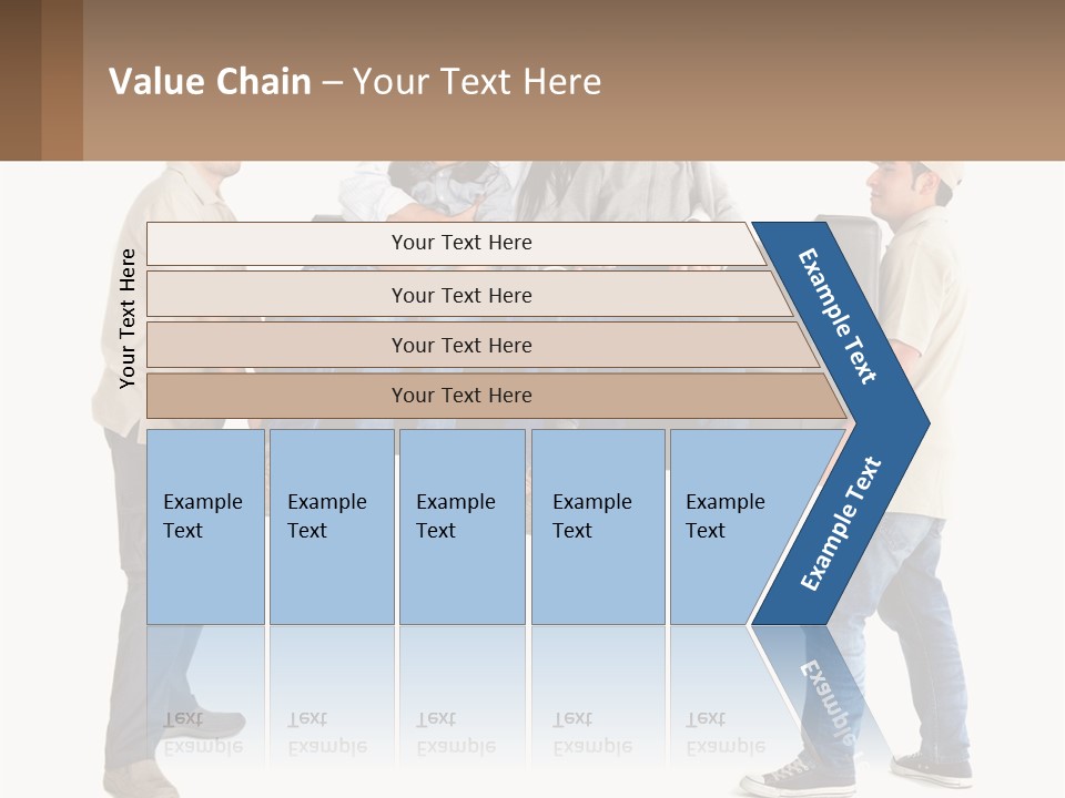 A Group Of People Sitting On Top Of A Couch PowerPoint Template