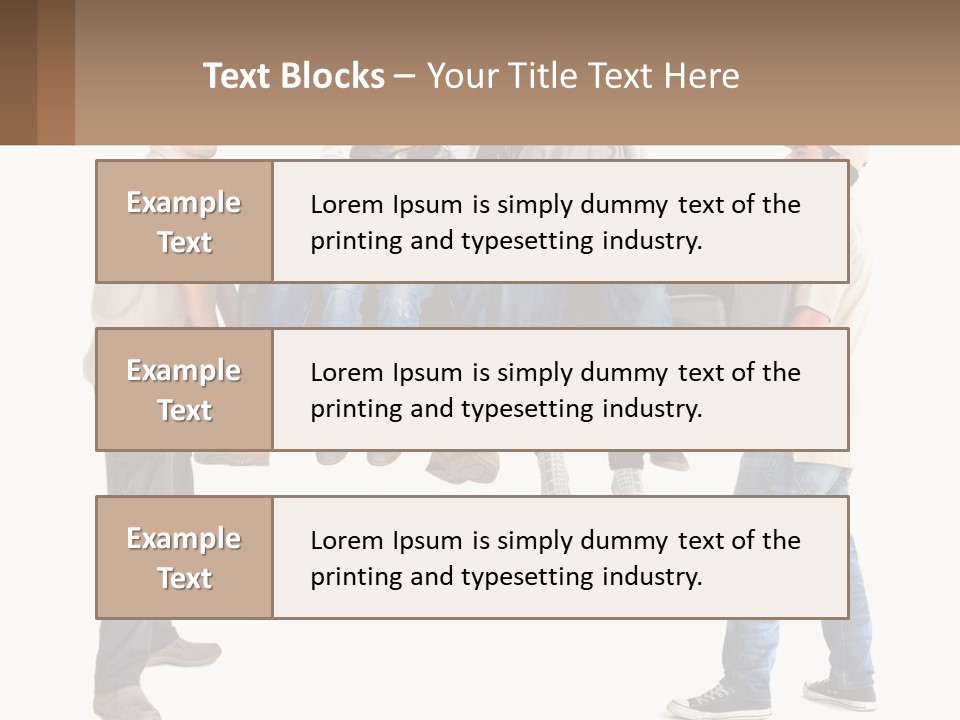 A Group Of People Sitting On Top Of A Couch PowerPoint Template