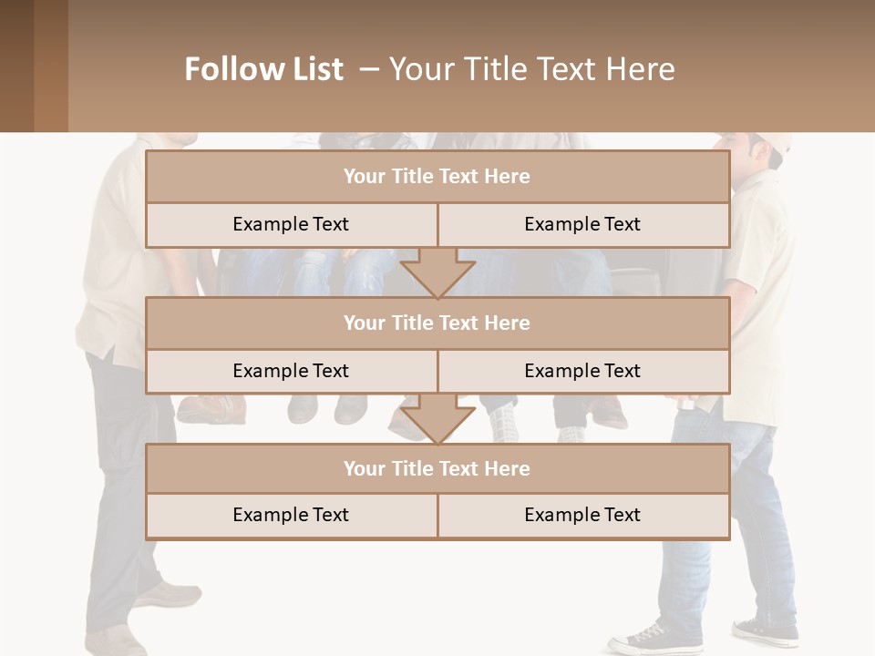 A Group Of People Sitting On Top Of A Couch PowerPoint Template