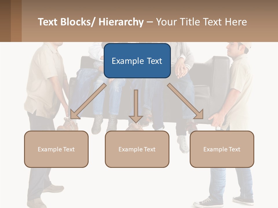 A Group Of People Sitting On Top Of A Couch PowerPoint Template