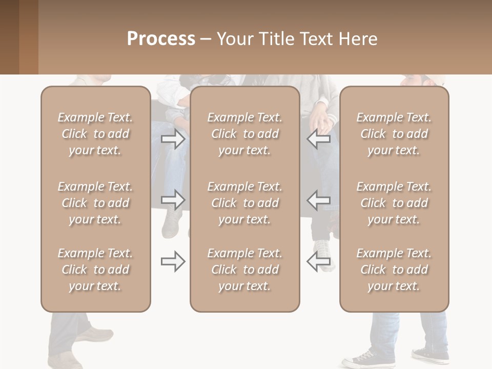 A Group Of People Sitting On Top Of A Couch PowerPoint Template