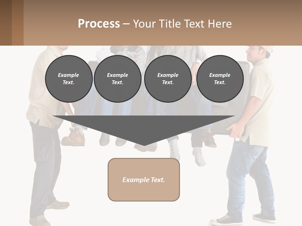 A Group Of People Sitting On Top Of A Couch PowerPoint Template