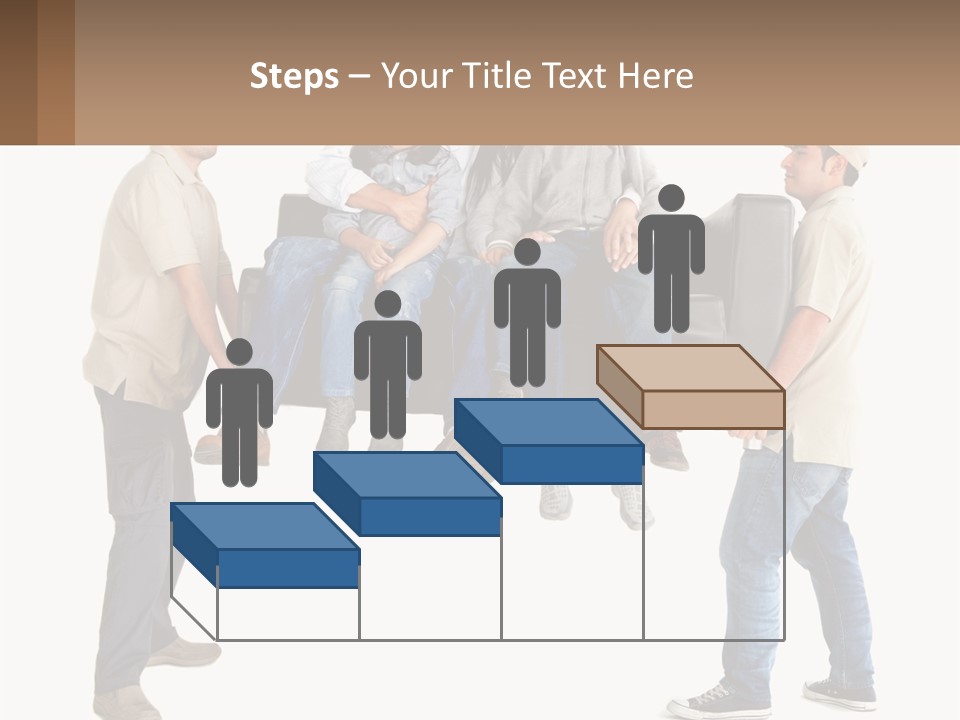 A Group Of People Sitting On Top Of A Couch PowerPoint Template