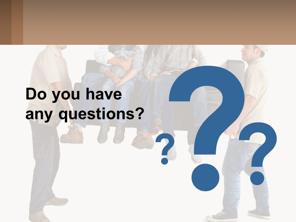 A Group Of People Sitting On Top Of A Couch PowerPoint Template