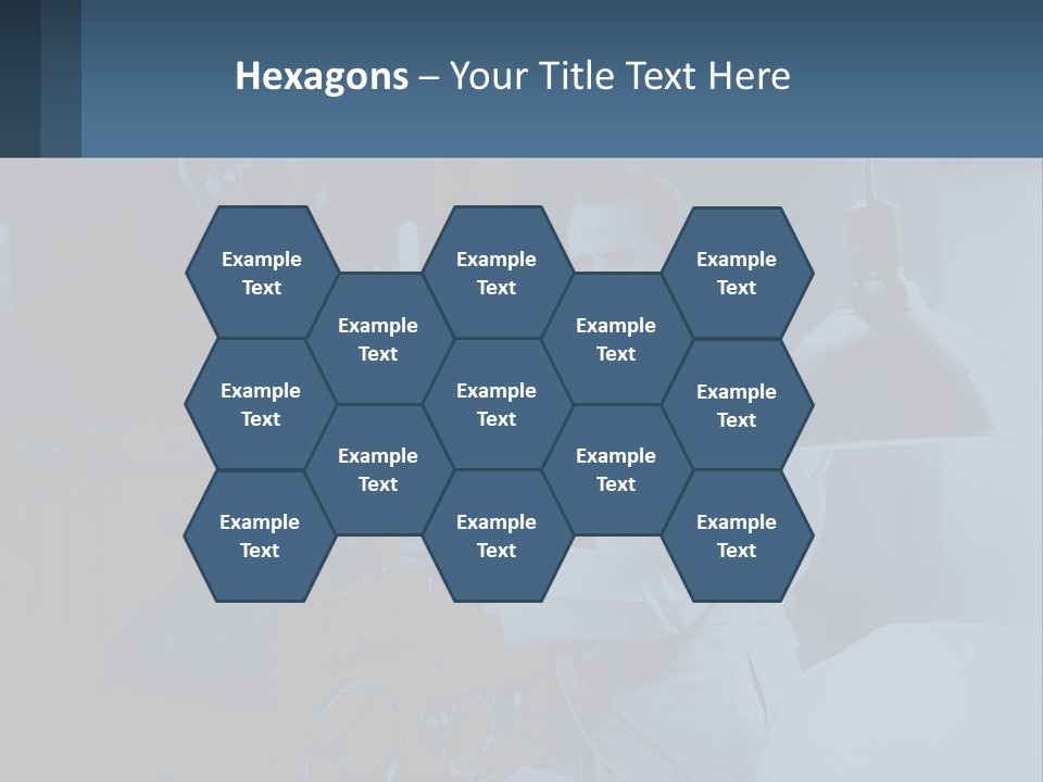 A Man In A White Lab Coat Is Holding A Large Object PowerPoint Template