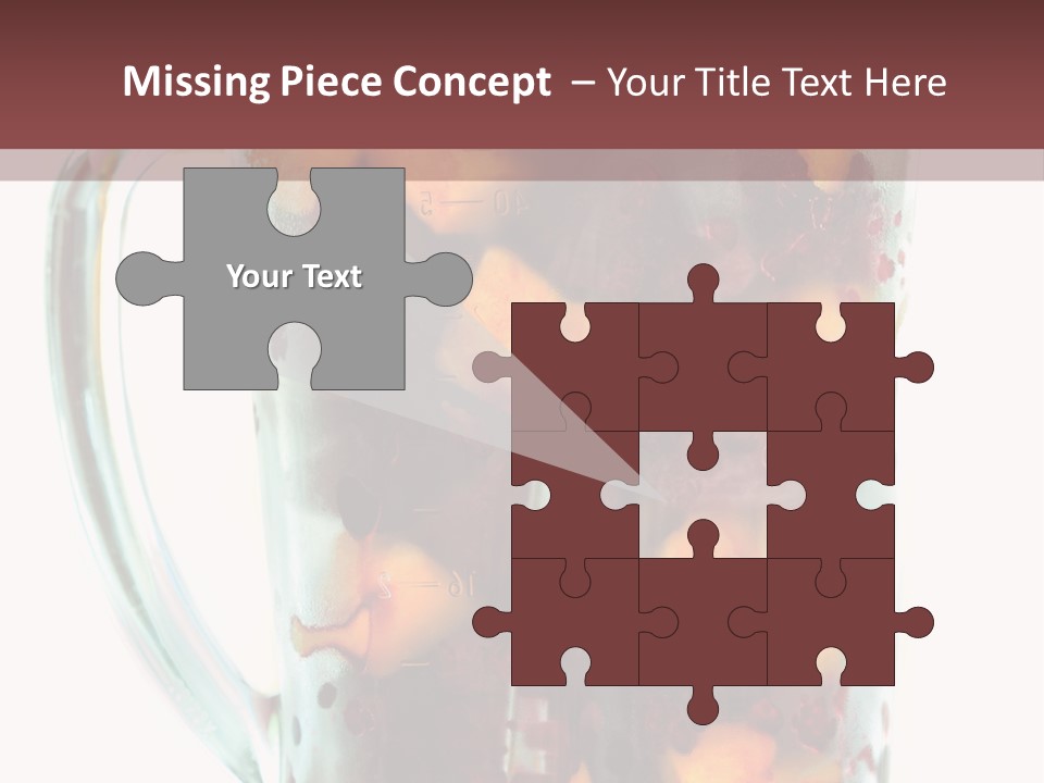 A Blender Filled With Fruit On Top Of A Table PowerPoint Template