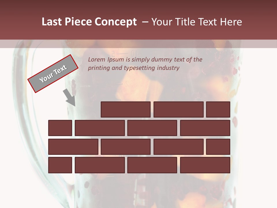 A Blender Filled With Fruit On Top Of A Table PowerPoint Template