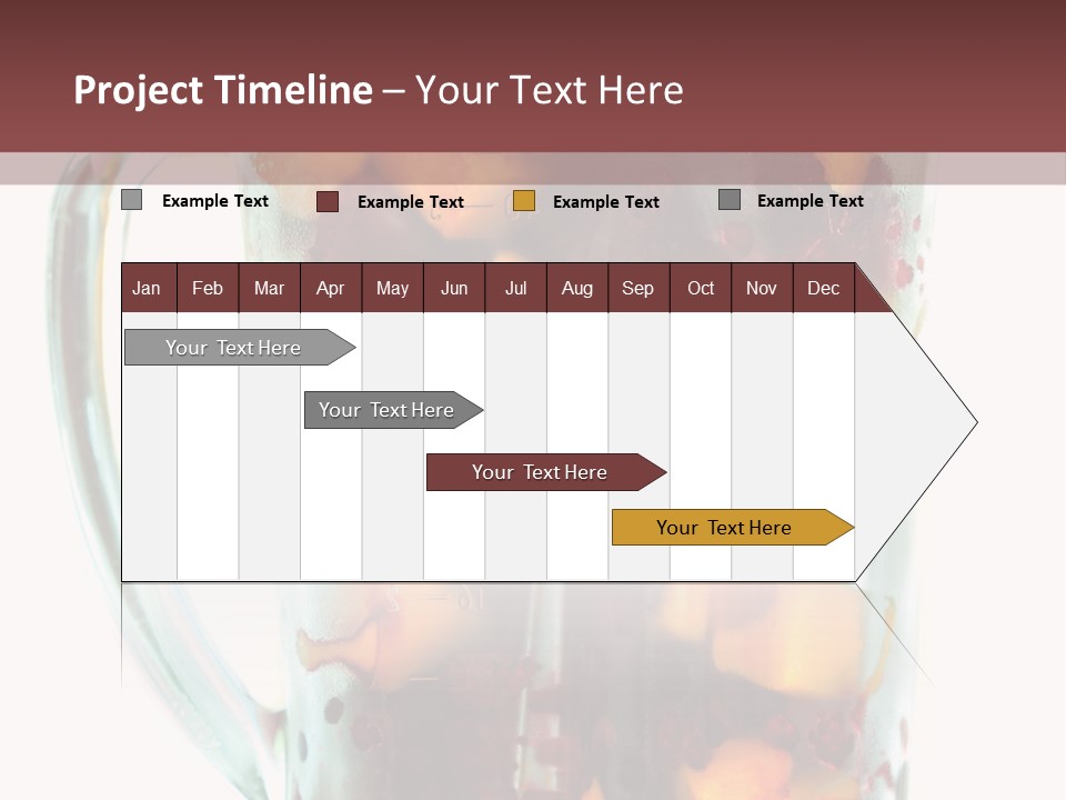A Blender Filled With Fruit On Top Of A Table PowerPoint Template
