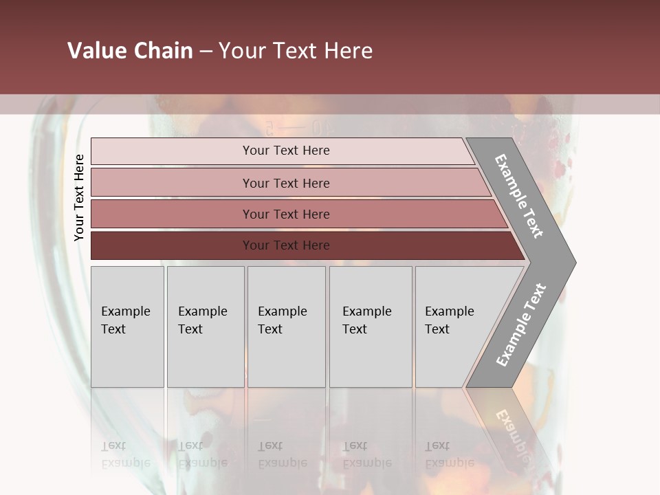 A Blender Filled With Fruit On Top Of A Table PowerPoint Template