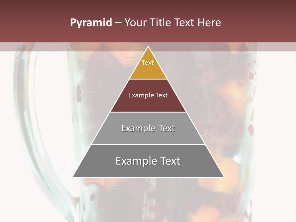 A Blender Filled With Fruit On Top Of A Table PowerPoint Template