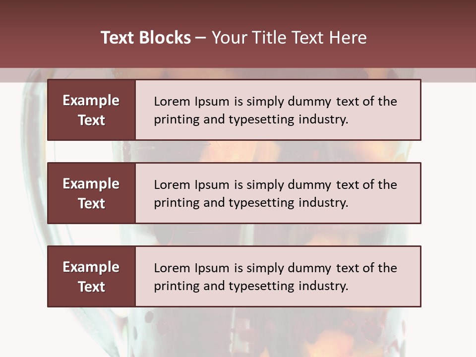 A Blender Filled With Fruit On Top Of A Table PowerPoint Template