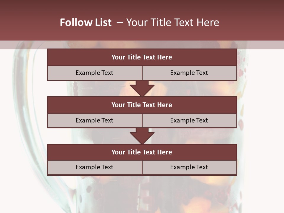 A Blender Filled With Fruit On Top Of A Table PowerPoint Template