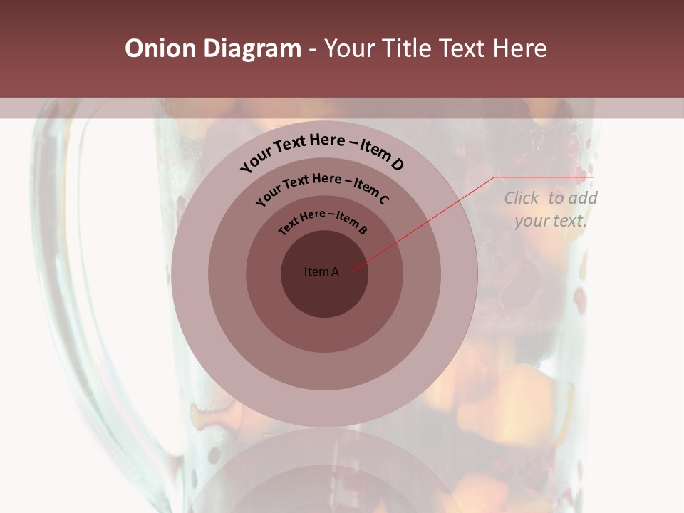 A Blender Filled With Fruit On Top Of A Table PowerPoint Template