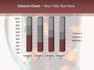 A Blender Filled With Fruit On Top Of A Table PowerPoint Template