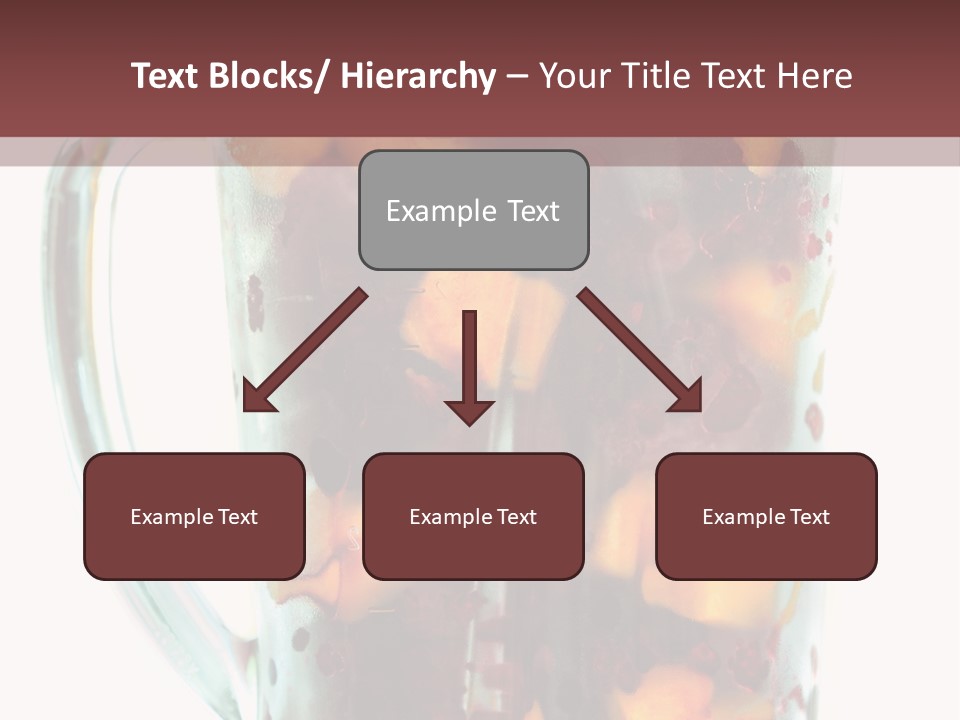 A Blender Filled With Fruit On Top Of A Table PowerPoint Template