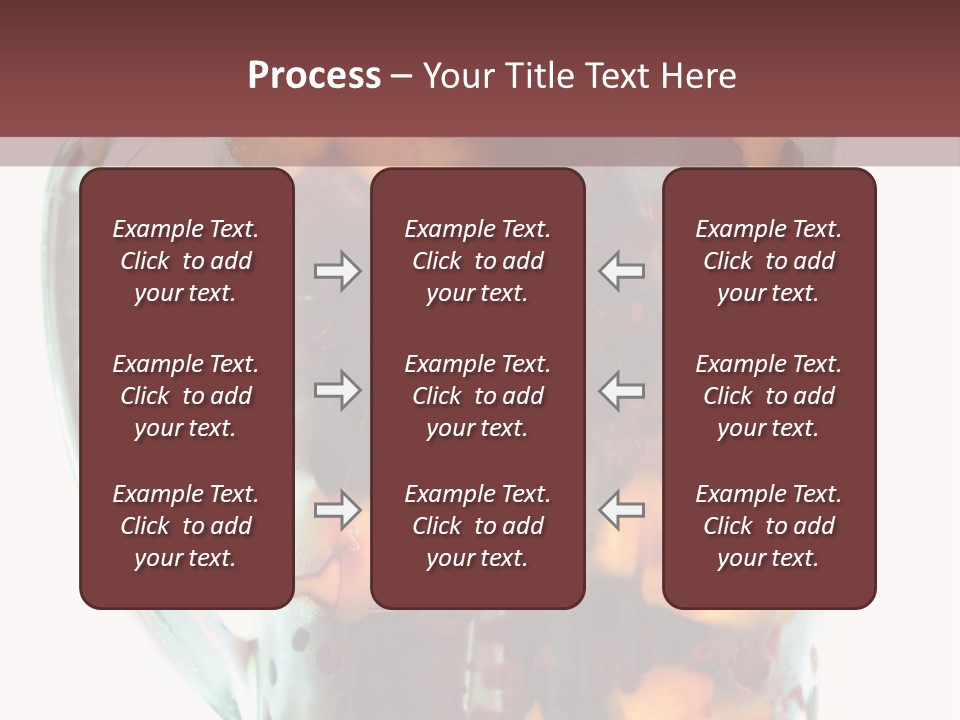 A Blender Filled With Fruit On Top Of A Table PowerPoint Template