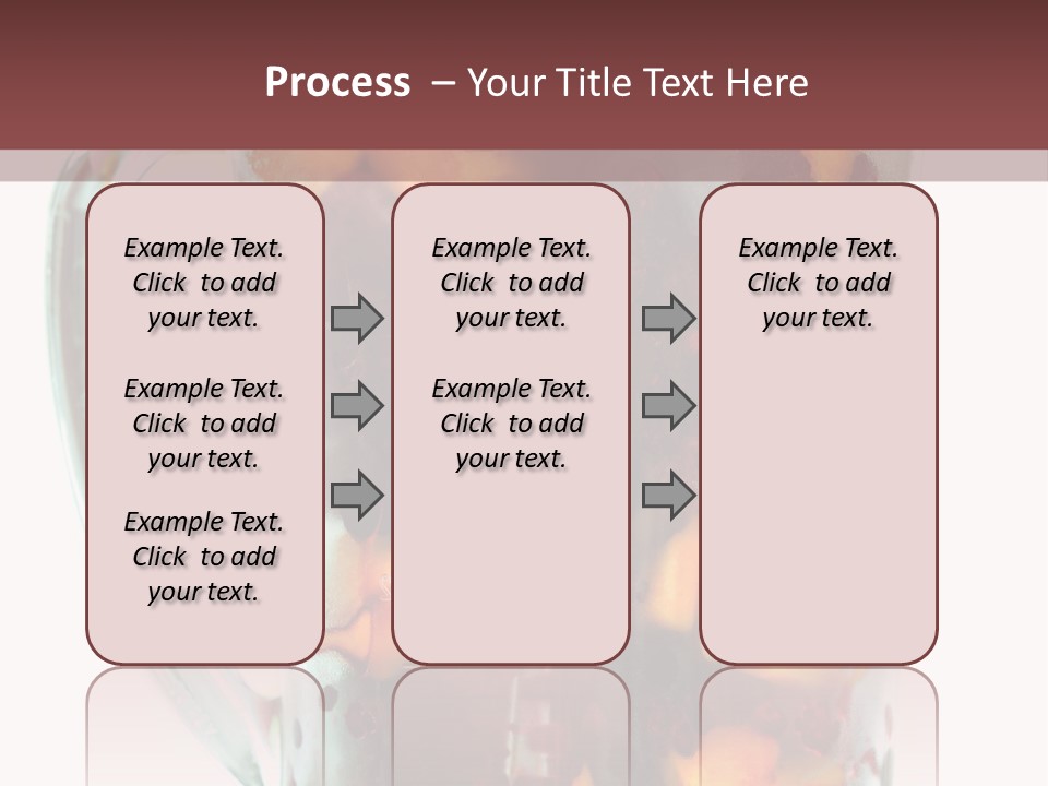 A Blender Filled With Fruit On Top Of A Table PowerPoint Template