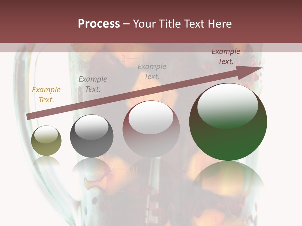 A Blender Filled With Fruit On Top Of A Table PowerPoint Template