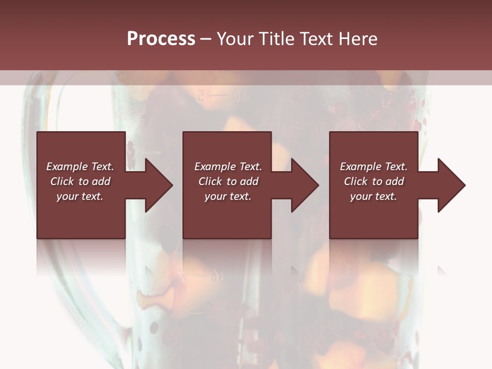 A Blender Filled With Fruit On Top Of A Table PowerPoint Template