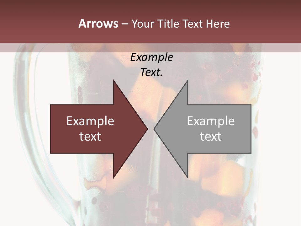 A Blender Filled With Fruit On Top Of A Table PowerPoint Template