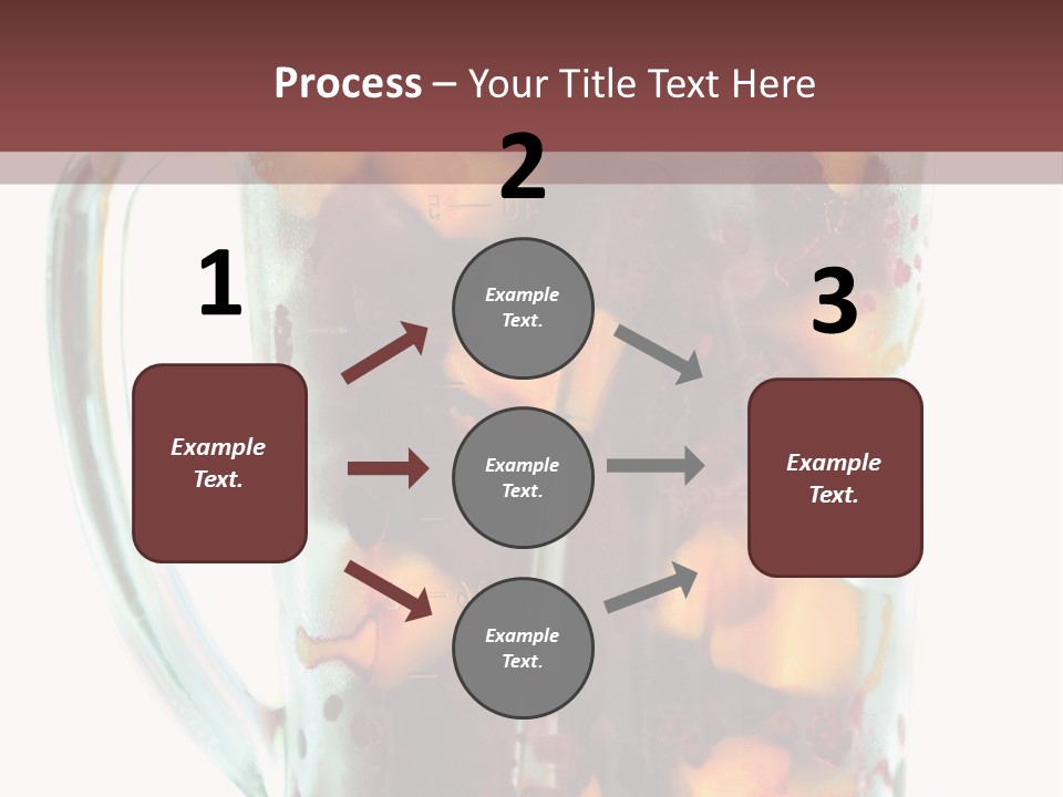 A Blender Filled With Fruit On Top Of A Table PowerPoint Template