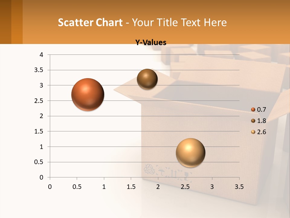 A Group Of Boxes Sitting On Top Of A White Floor PowerPoint Template