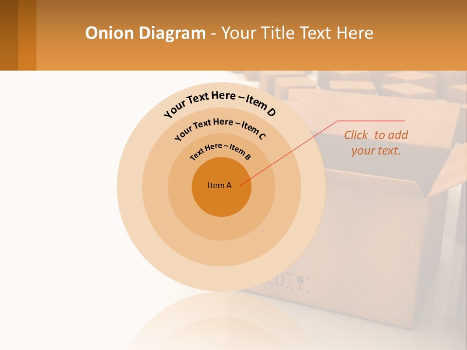 A Group Of Boxes Sitting On Top Of A White Floor PowerPoint Template