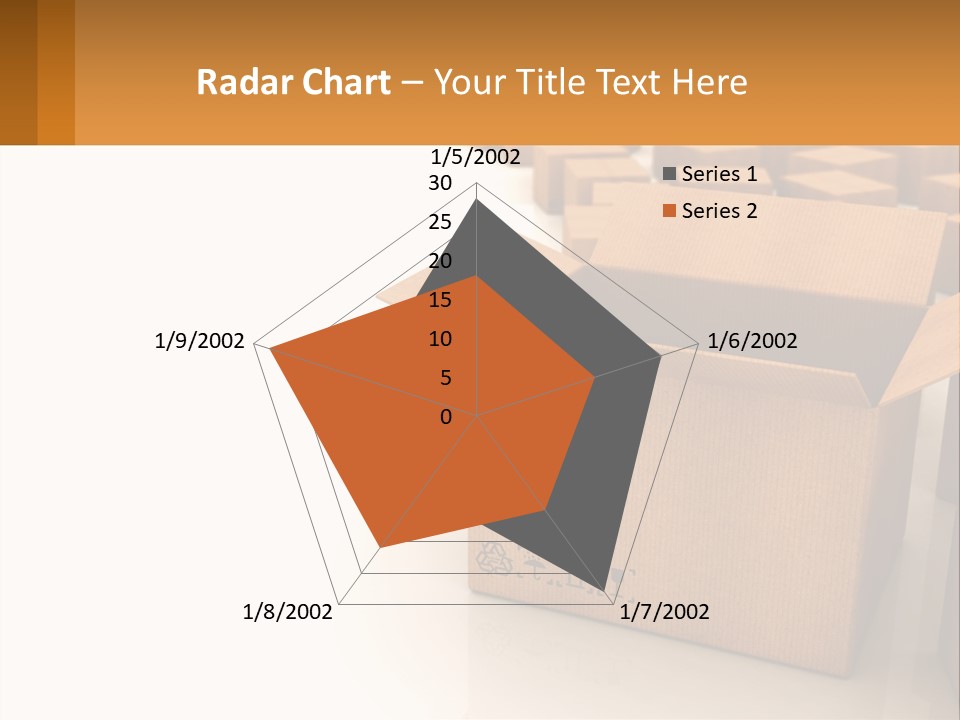 A Group Of Boxes Sitting On Top Of A White Floor PowerPoint Template