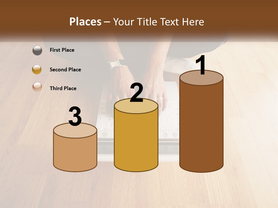 A Person Sitting On The Floor Using A Laptop PowerPoint Template