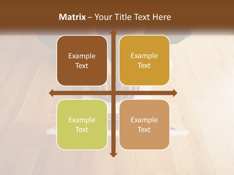 A Person Sitting On The Floor Using A Laptop PowerPoint Template