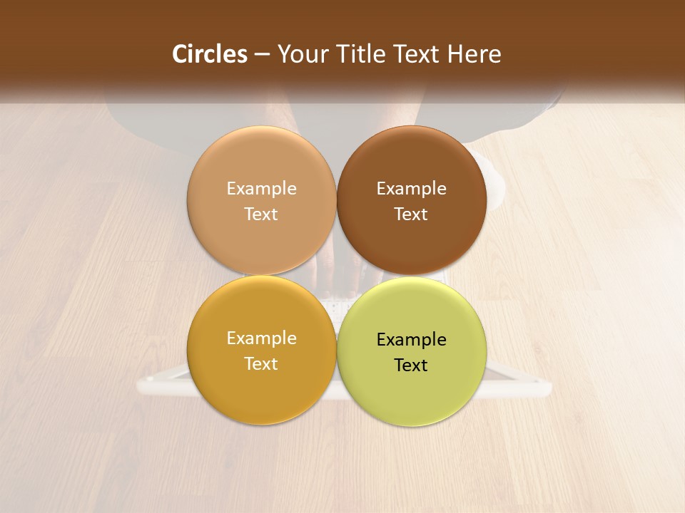 A Person Sitting On The Floor Using A Laptop PowerPoint Template