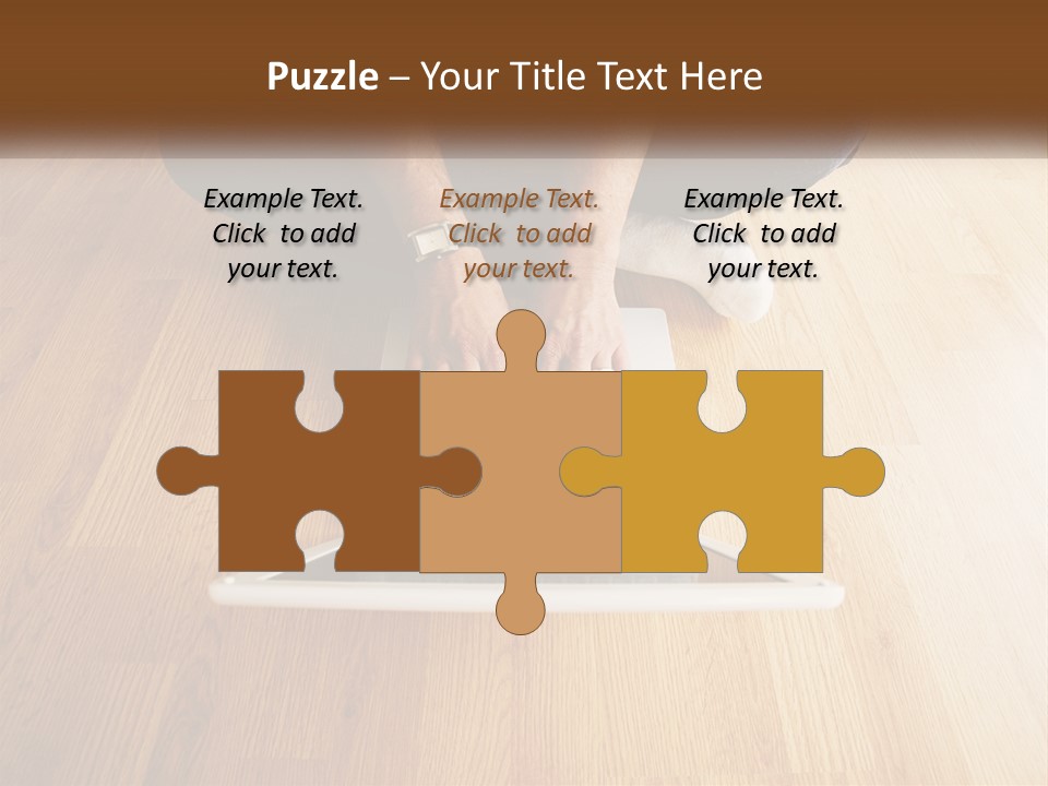 A Person Sitting On The Floor Using A Laptop PowerPoint Template