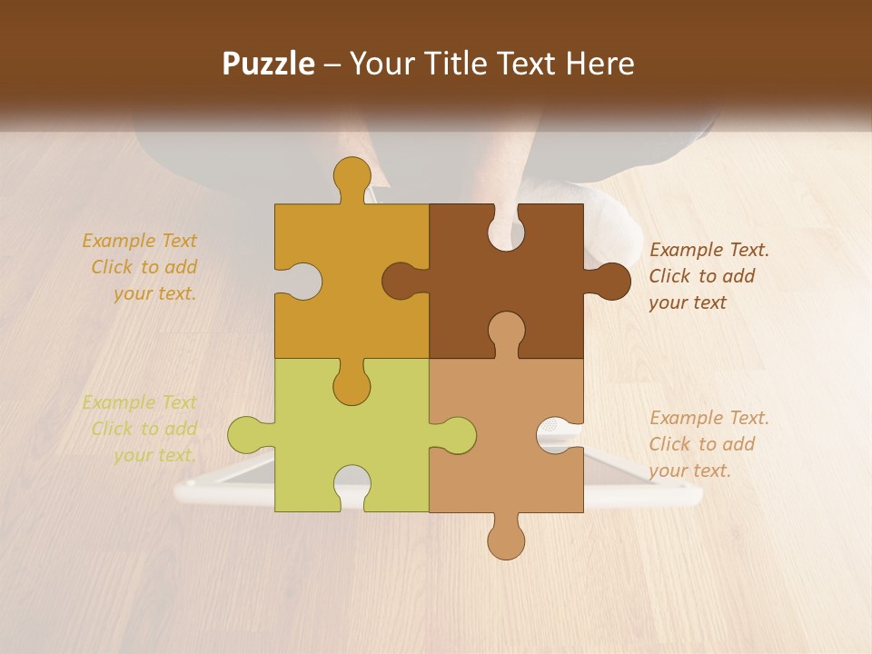 A Person Sitting On The Floor Using A Laptop PowerPoint Template