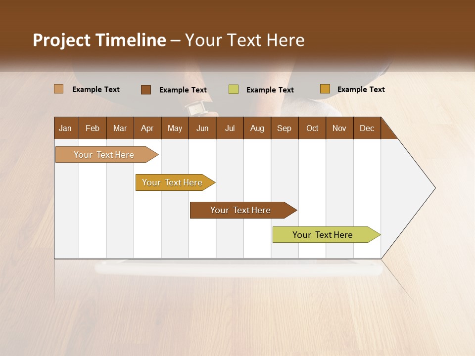 A Person Sitting On The Floor Using A Laptop PowerPoint Template