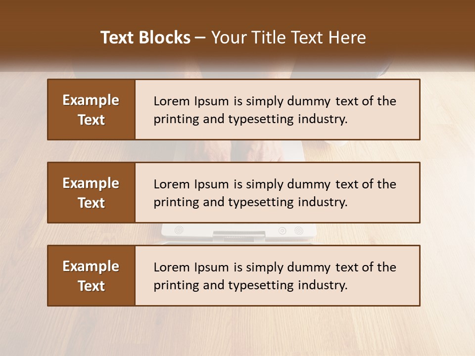 A Person Sitting On The Floor Using A Laptop PowerPoint Template