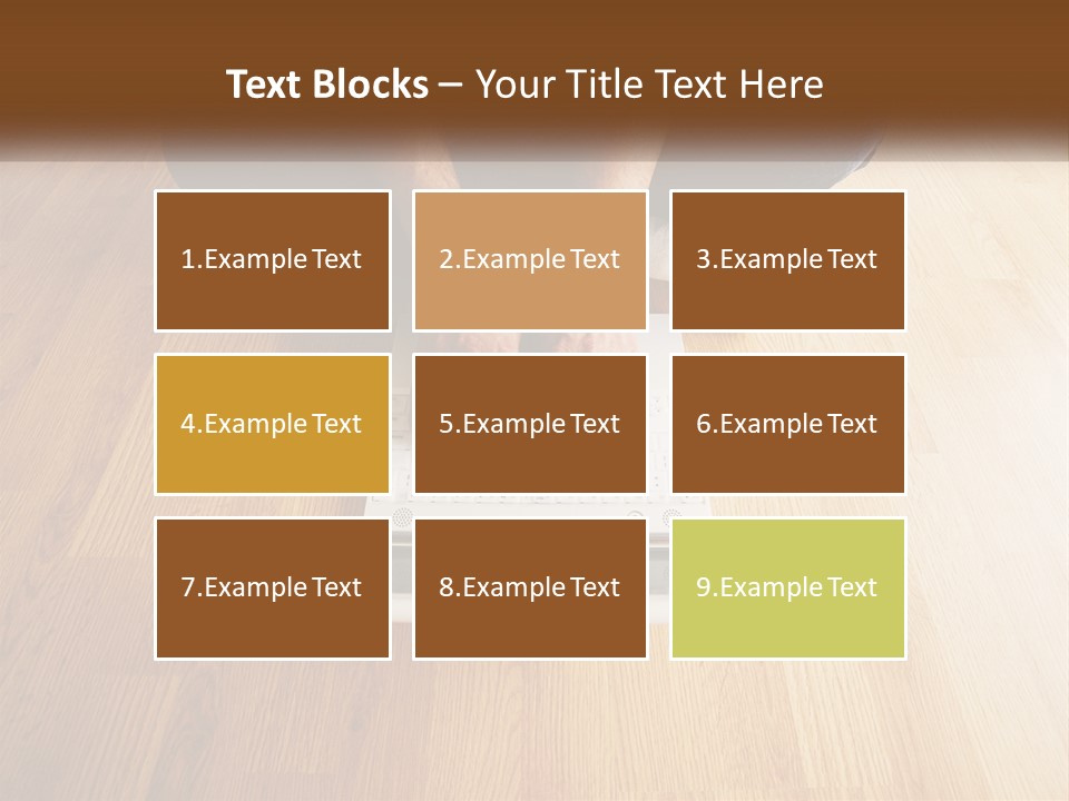 A Person Sitting On The Floor Using A Laptop PowerPoint Template