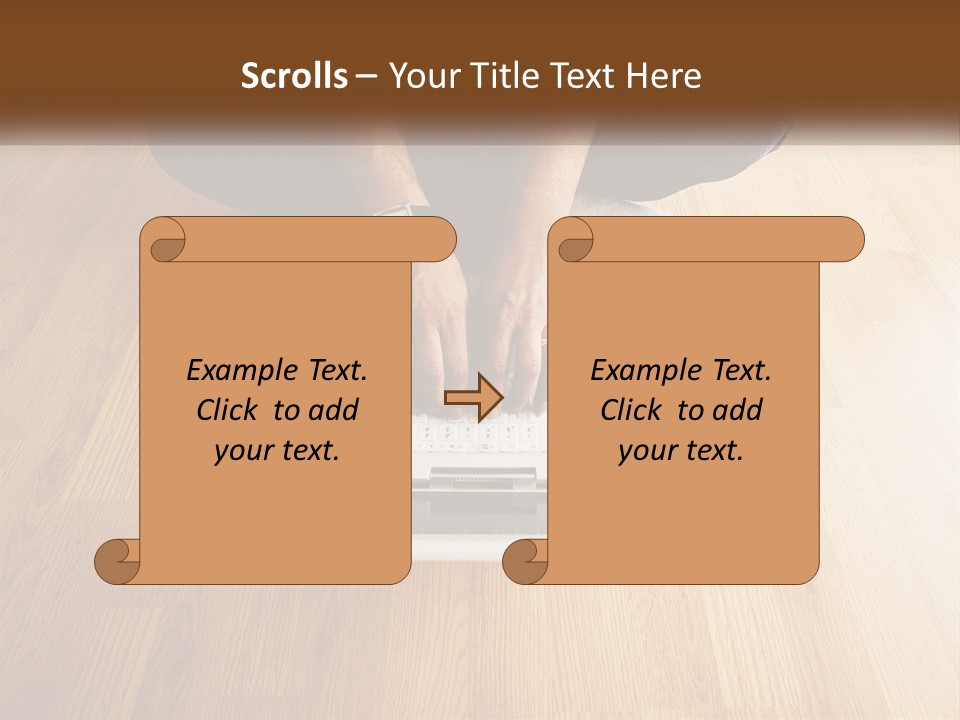 A Person Sitting On The Floor Using A Laptop PowerPoint Template