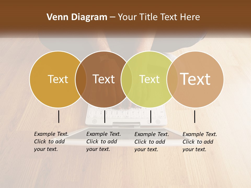 A Person Sitting On The Floor Using A Laptop PowerPoint Template