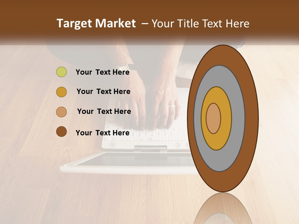 A Person Sitting On The Floor Using A Laptop PowerPoint Template