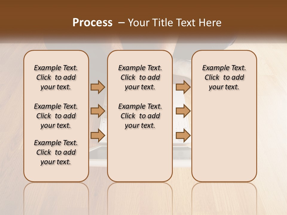 A Person Sitting On The Floor Using A Laptop PowerPoint Template