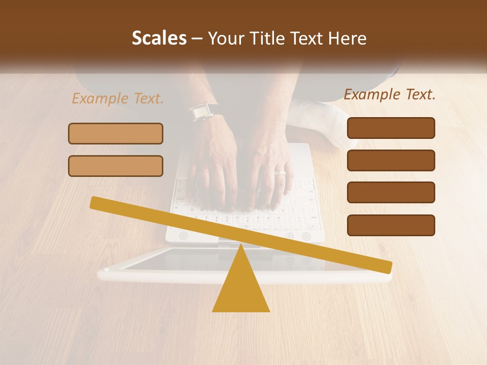 A Person Sitting On The Floor Using A Laptop PowerPoint Template
