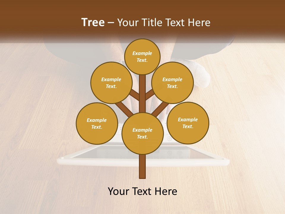 A Person Sitting On The Floor Using A Laptop PowerPoint Template