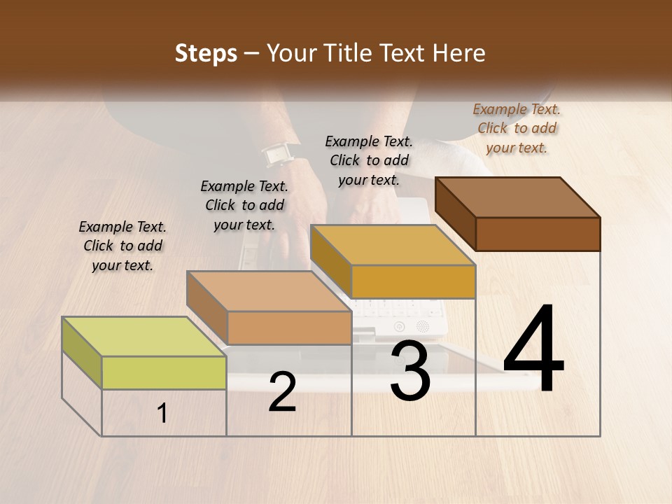 A Person Sitting On The Floor Using A Laptop PowerPoint Template